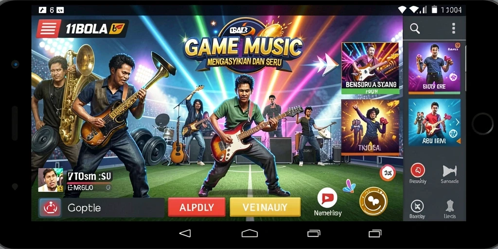 Tampilan gameplay 11BOLA yang menarik dan interaktif.
