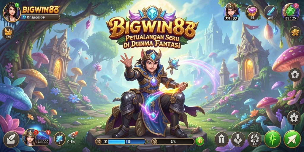 Tampilan gameplay BIGWIN88 yang memukau dalam petualangan seru.