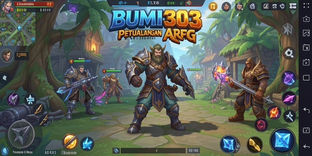 Gameplay ARPG BUMI303 yang seru dan menegangkan.