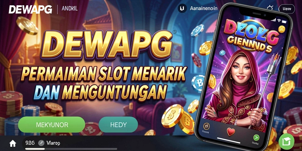 Antarmuka gameplay Slot DEWAPG yang menarik dan responsif.
