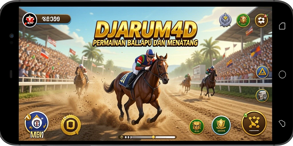 Screenshot gameplay DJARUM4D menampilkan aksi balapan yang mendebarkan.