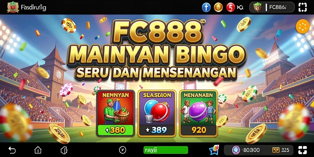 Tampilan gameplay FC888 yang menarik dengan suasana Bingo yang seru.