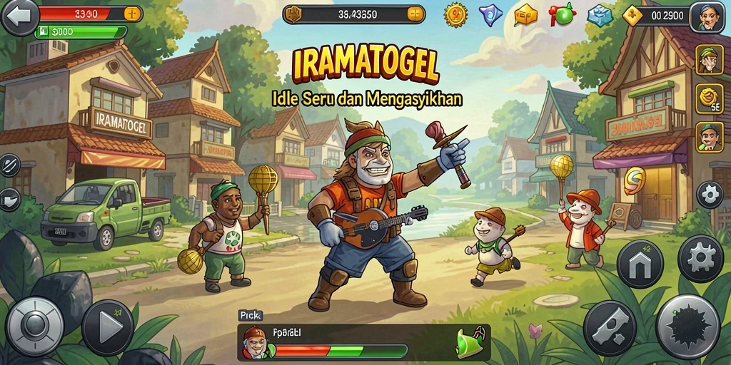 Tampilan gameplay <strong>IRAMATOGEL</strong> yang menarik dan interaktif.