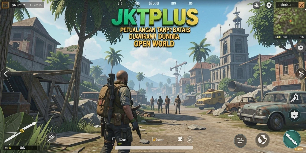 Tampilan gameplay Open World yang menakjubkan dari JKTPLUS.