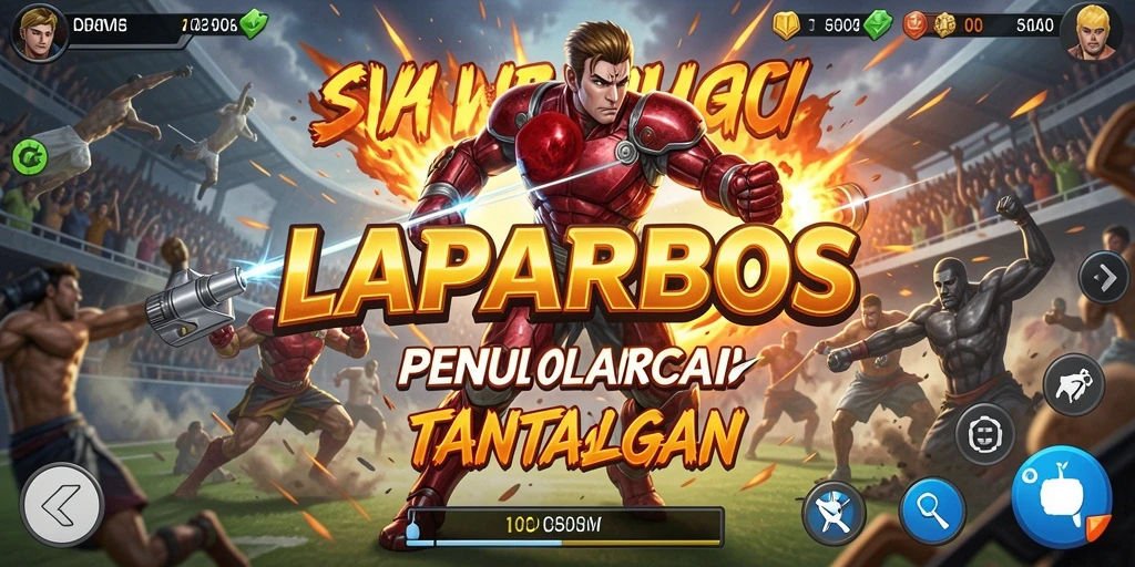 Tampilan gameplay LAPARBOS yang menegangkan dan kompetitif.