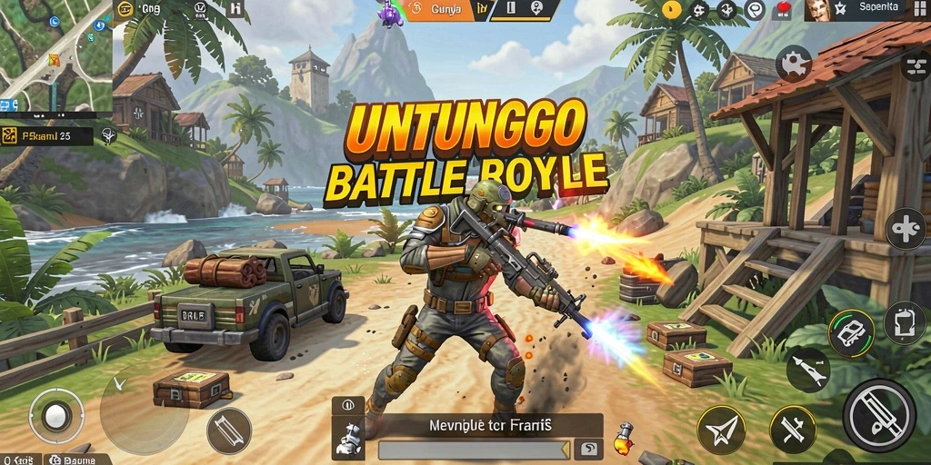 Gameplay seru dan mendebarkan dalam UNTUNGGO!