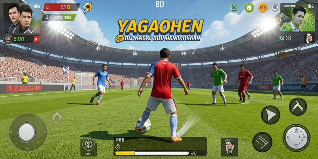 Tampilan gameplay YAGAOHEN yang seru dan mendebarkan.